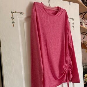 Elegant Pink Long Sleeve Tee